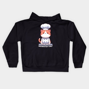 Meowster chef Kids Hoodie